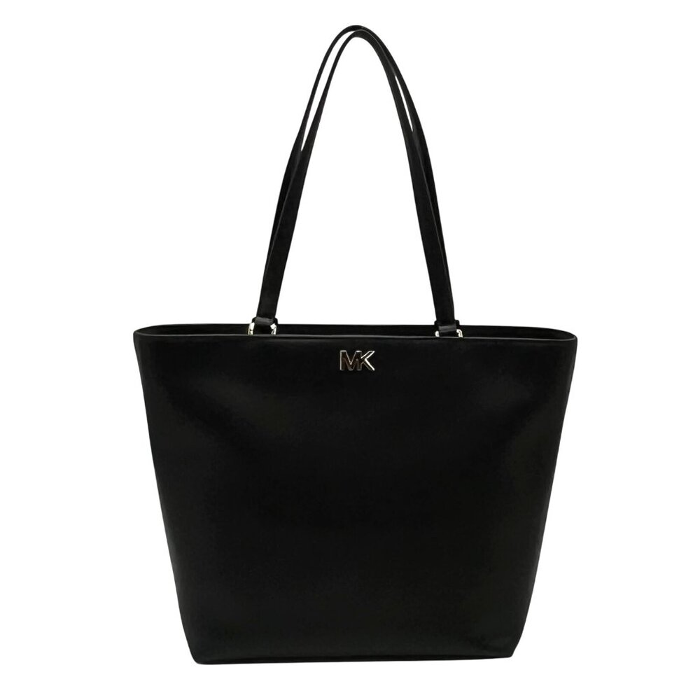 Michael Kors Black Leather Mott Tote Bag